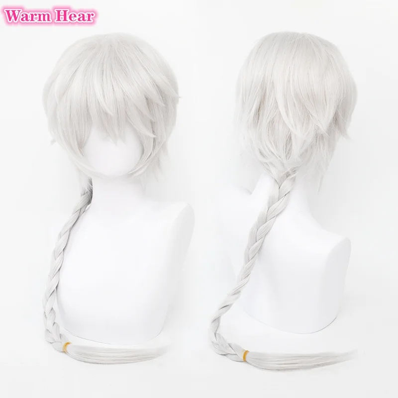 Cosplay Anime White Hair - z;3,d'5,g\7/High Quality Synthetic Hair Nikolai Gogol