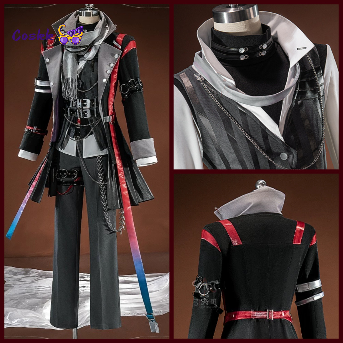 Anime Cosplay Dress For Men - Fantasia de Cosplay de Prisioneiro Identity