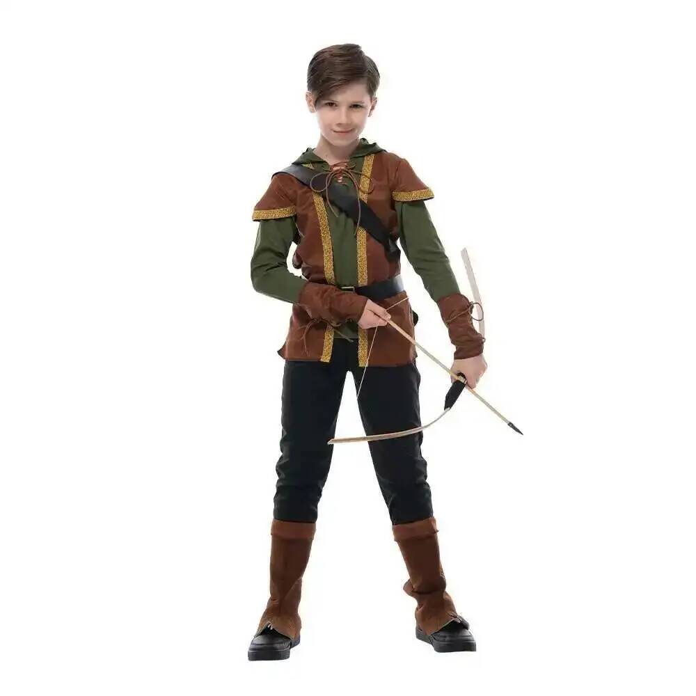 Cosplay Anime Boy - Fantasia de Arqueiro Infantil Snailify para