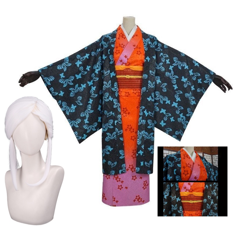 Anime Cosplay Kimono - Fantasia de Cosplay Anime Ubuyashiki Amane,