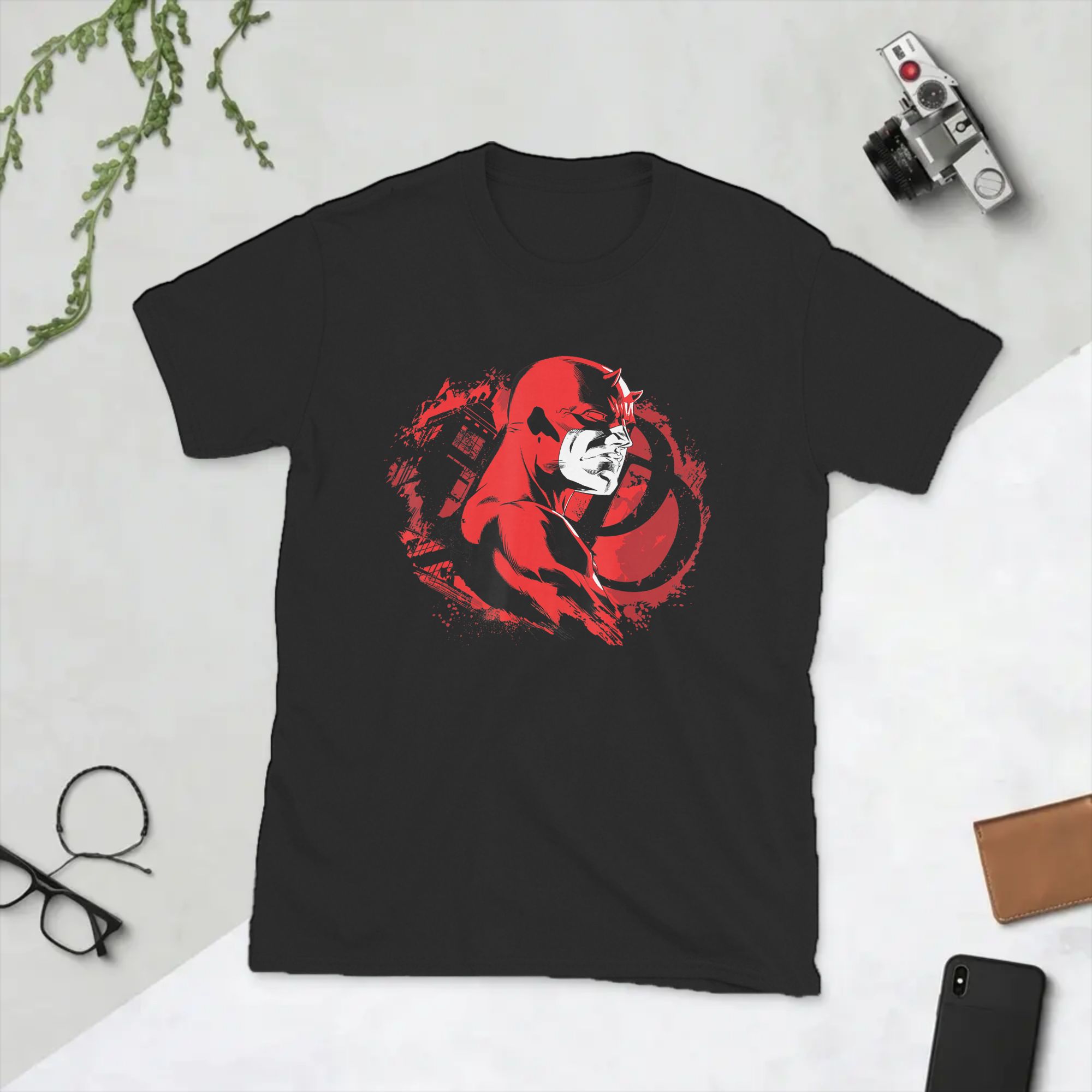 Anime Cosplay Ideas Male - Camisetas Masculinas de Anime Daredevils, Camisetas