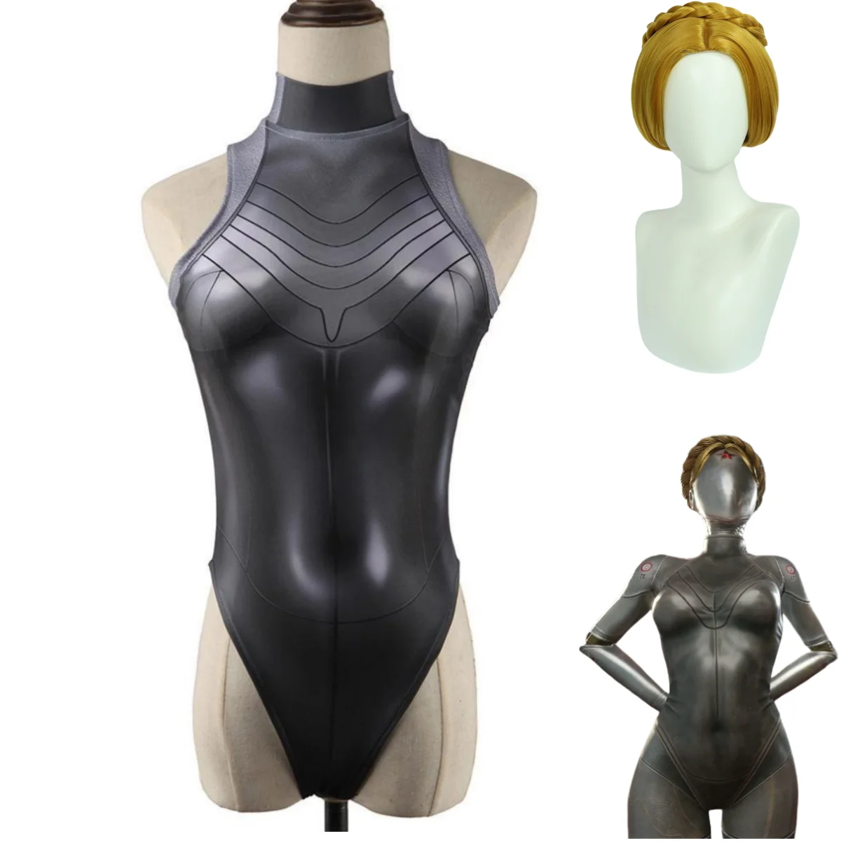 Robô gêmeos cosplay traje para - Anime Cosplay Jumpsuit avaliação e preço