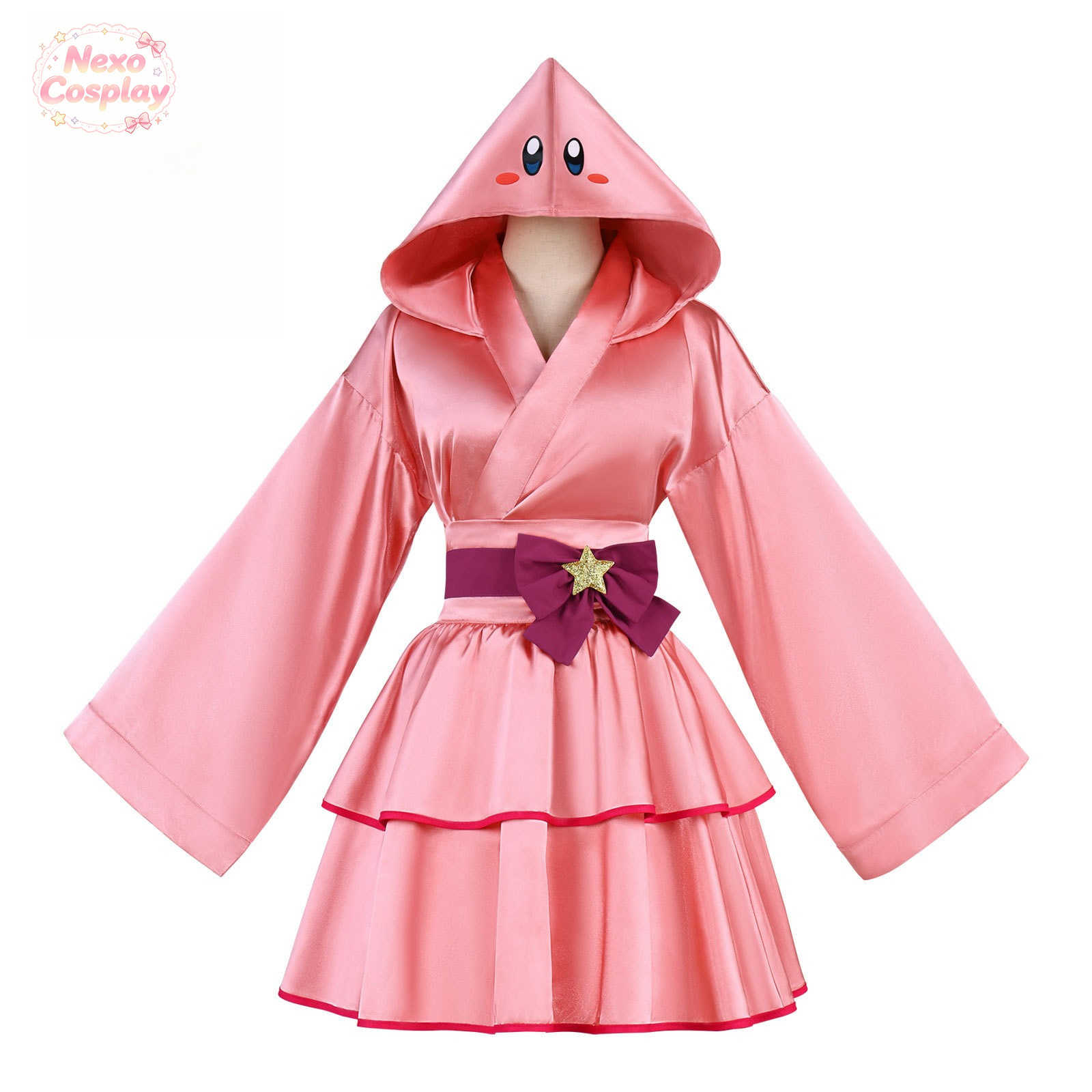 Fantasia de Cosplay Rosa: Kimo - Anime Cosplay Kimono avaliação e preço