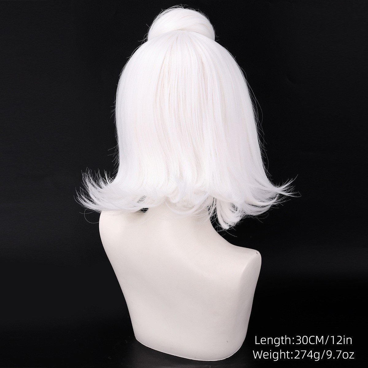 Peruca de Cosplay Anime Hazbin - Cosplay Anime White Hair avaliação e preço