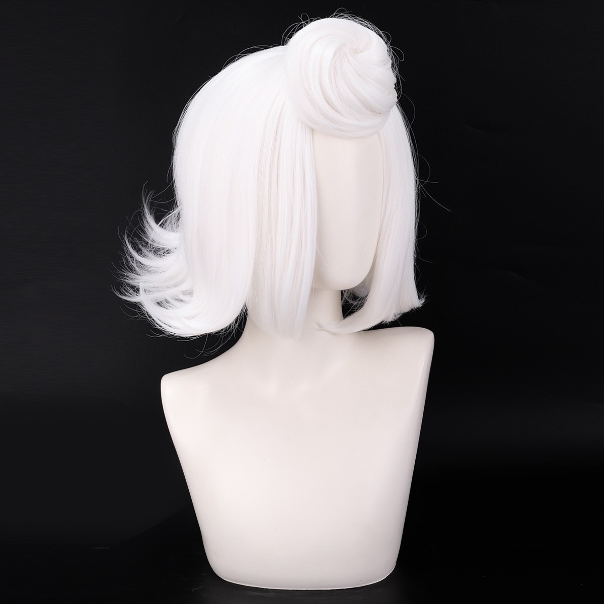 Peruca de Cosplay Anime Hazbin - Cosplay Anime White Hair avaliação e preço