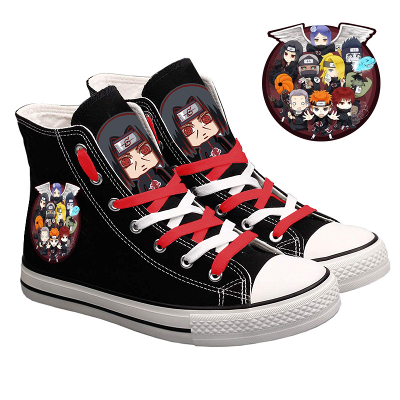 Tênis de Lona Cano Alto Naruto - Anime Cosplay Girl Ideas avaliação e preço