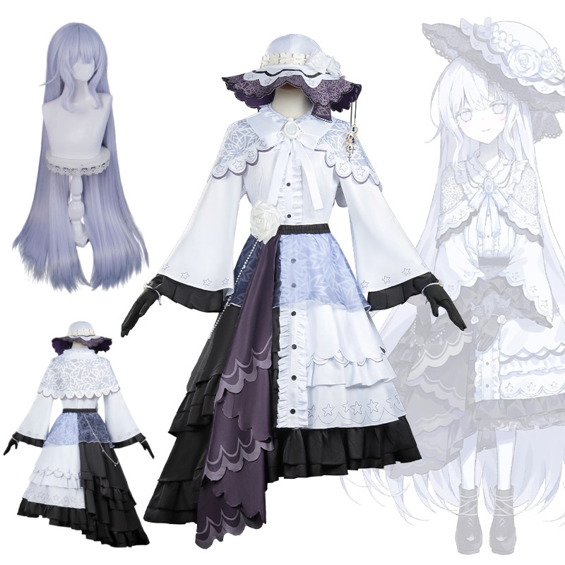 2026 Peruca e Fantasia de Cosp - Cosplay Anime Yuki avaliação e preço