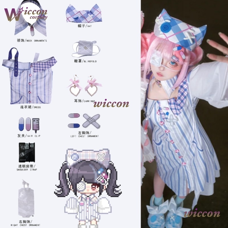 Eyepatch jirai kei infinito ni - Anime Cosplay Girl Ideas avaliação e preço