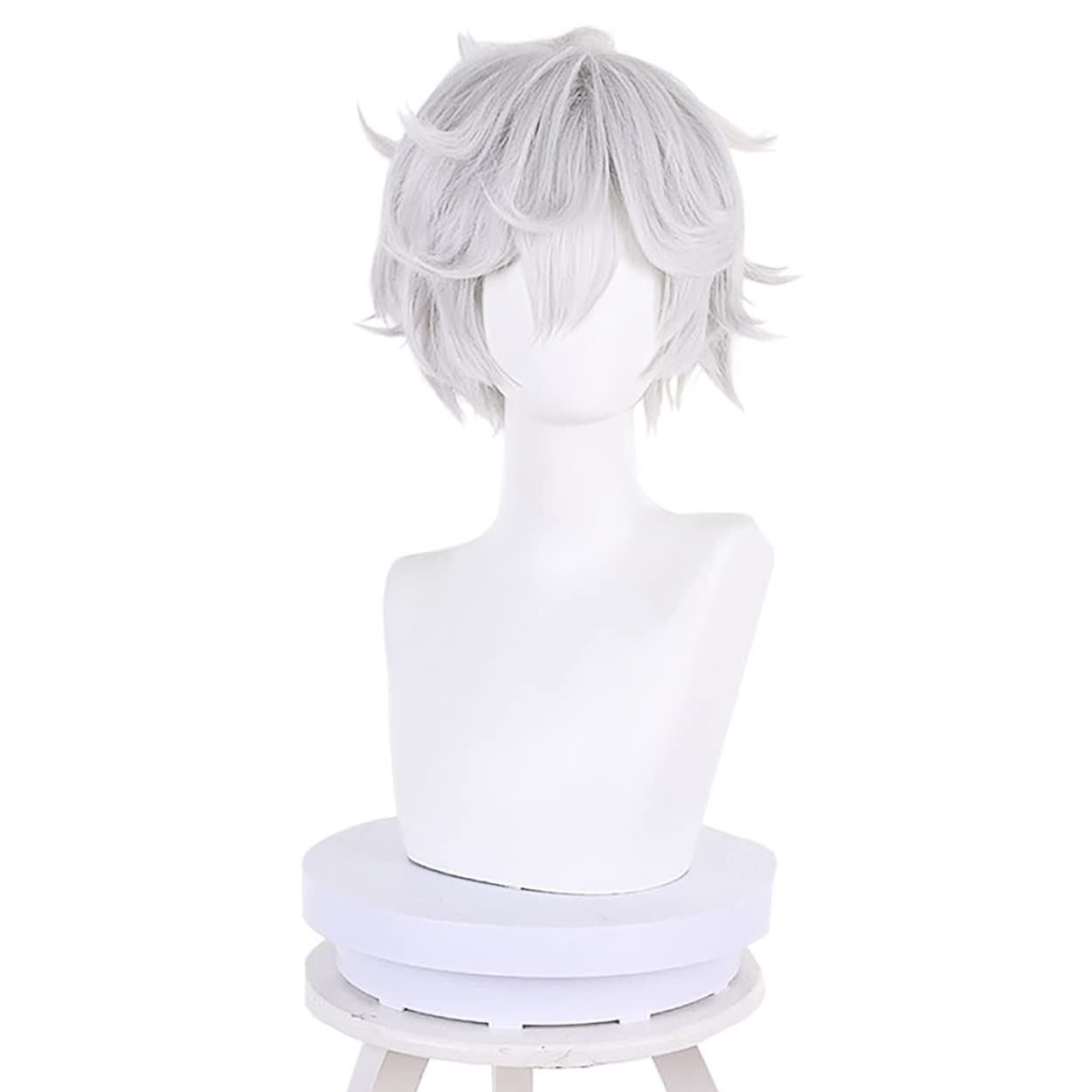 Anime Gabimaru Cosplay Peruca  - Cosplay Anime White Hair avaliação e preço