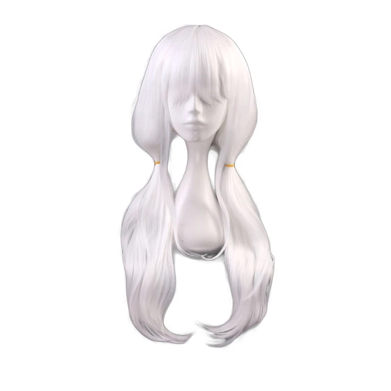 Cosplay Danganronpa-Angie Yona - Cosplay Anime White Hair avaliação e preço