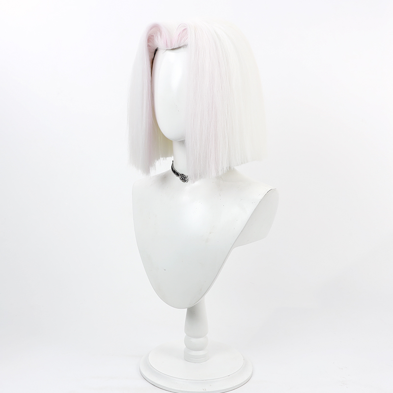 Jogo hazbin lute cosplay anime - Cosplay Anime White Hair avaliação e preço
