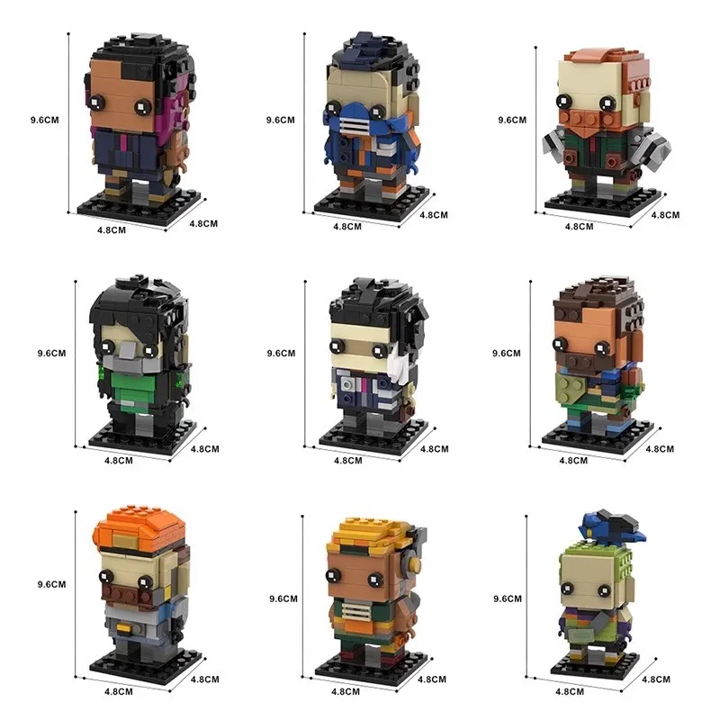 Bricklink idéias jogo valorant - Anime Cosplay Ideas Male avaliação e preço
