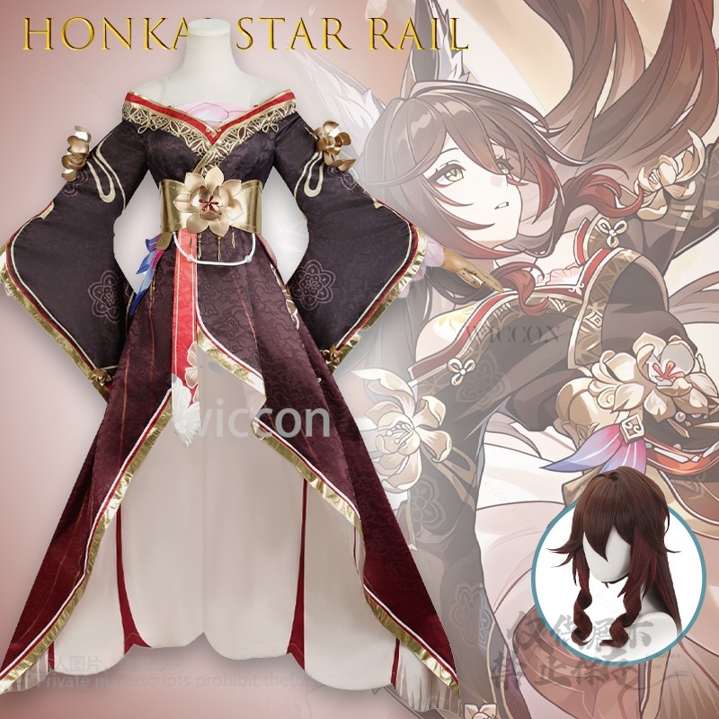 Jogo honkai star rail tingyuna - Anime Cosplay Jumpsuit avaliação e preço