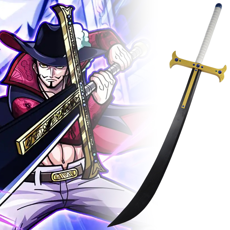 Grande dracule mihawk katana á - Anime Cosplay Real avaliação e preço