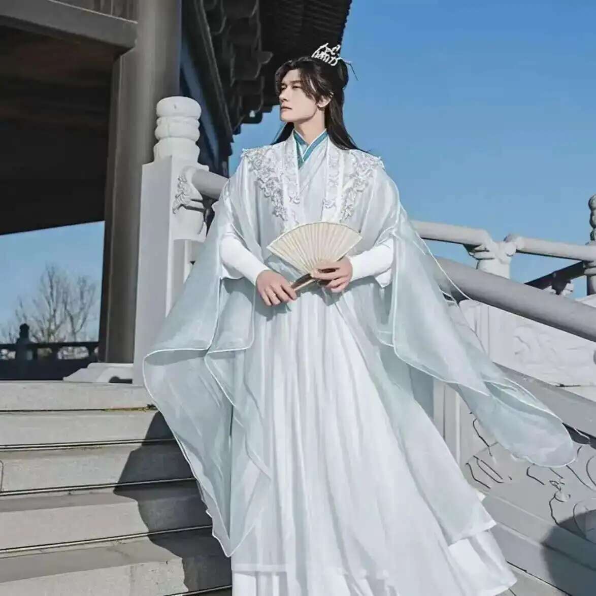 Tamanho grande 3xl hanfu mascu - Anime Cosplay Dress For Men avaliação e preço
