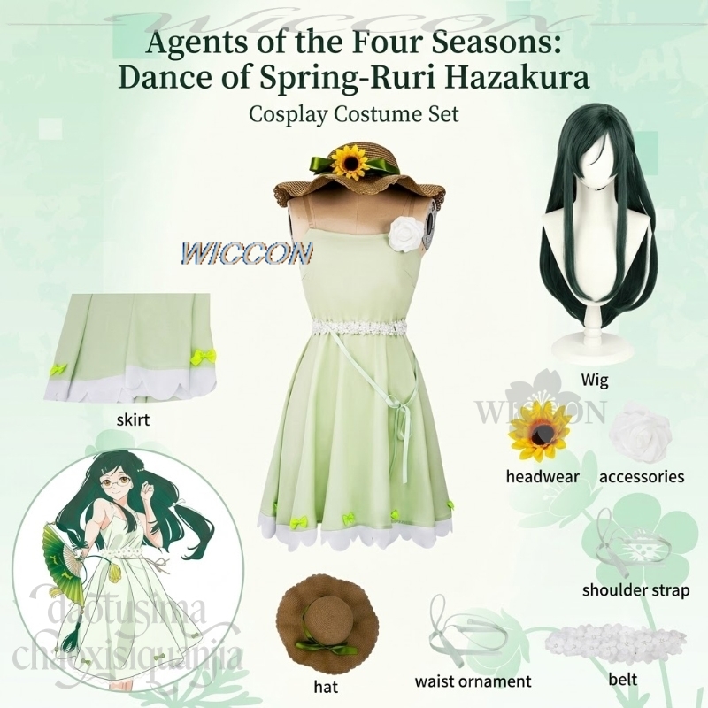 Anime Agents Of The Four Seaso - Cosplay Anime Solo avaliação e preço